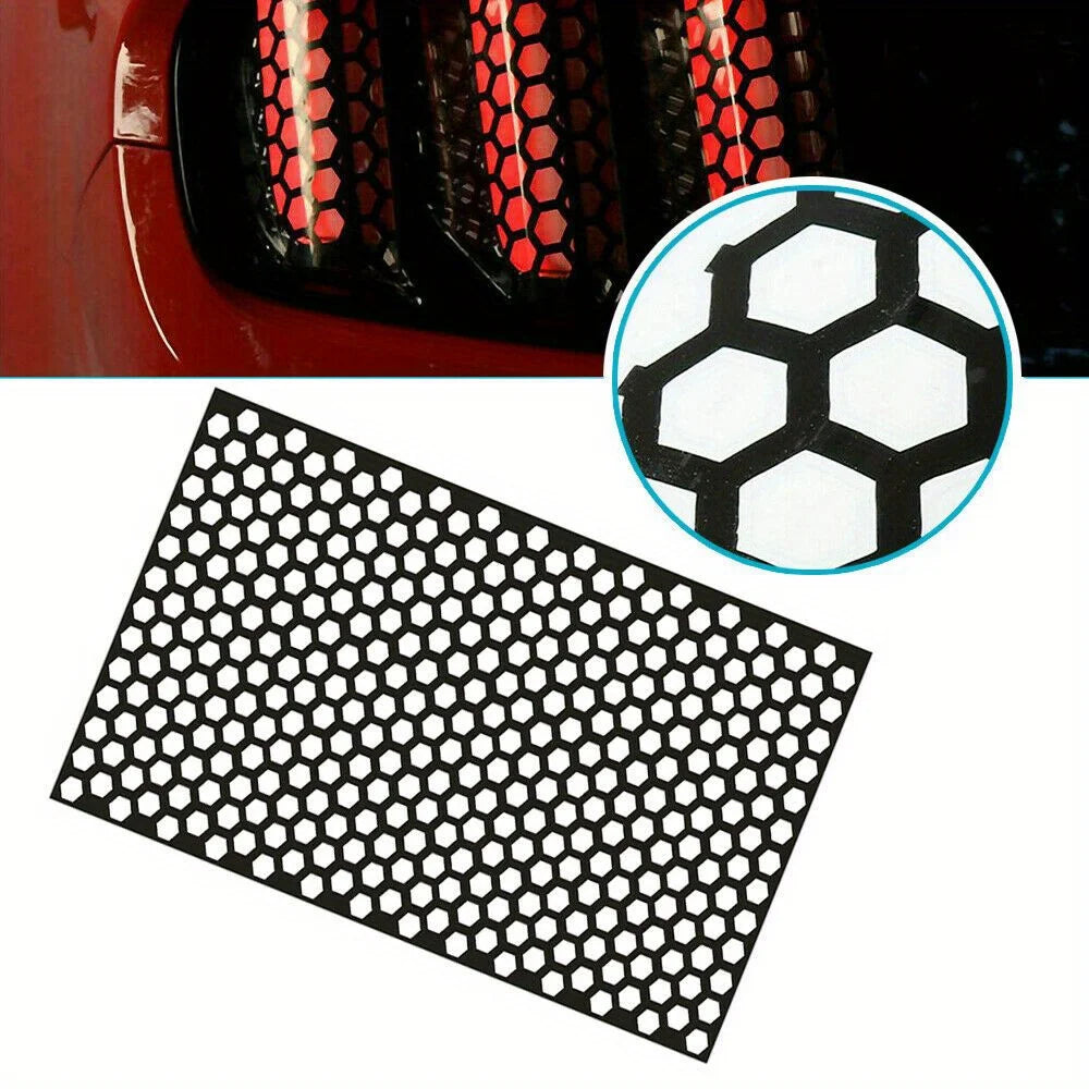 Car rear taillight sticker honeycomb Premium Quality Replacement Accessory
