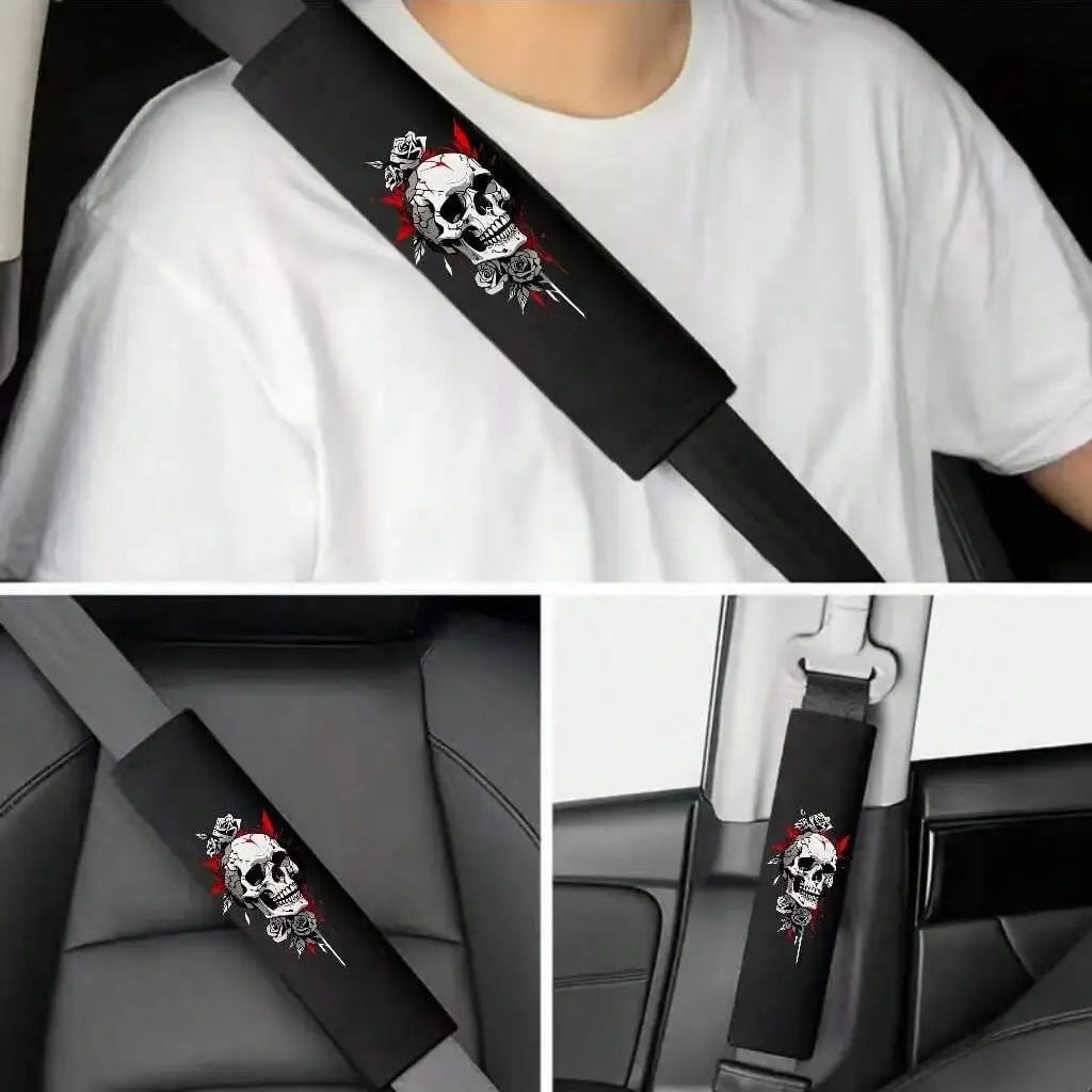 Lot of 2 Skull Pattern Premium Quality Replacement Accessory