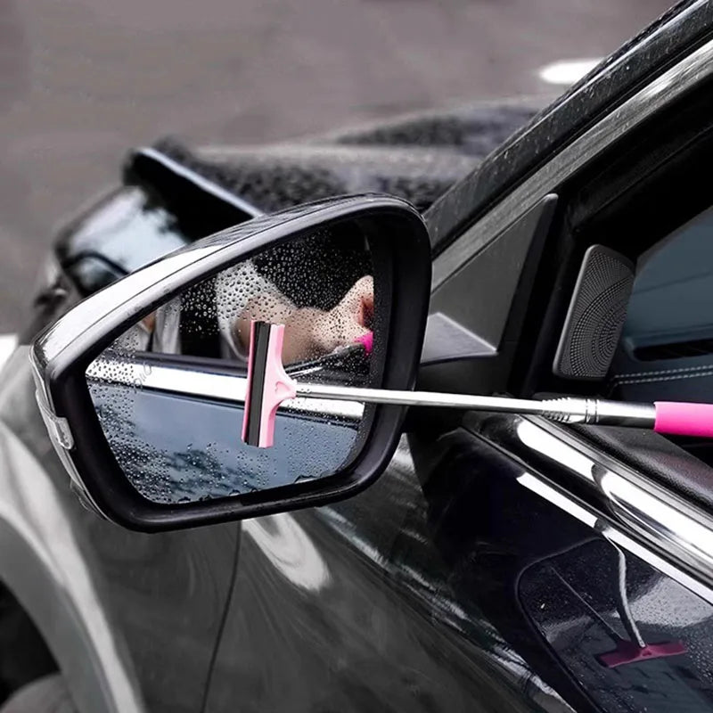Car Rearview Mirror Wiper Telescopic Premium Quality Replacement Accessory