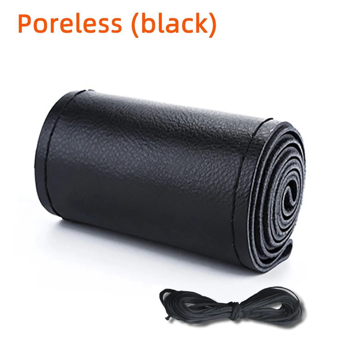 Universal Leather Car Steering Wheel Steering Wheel Cover Anti-Slip Comfort