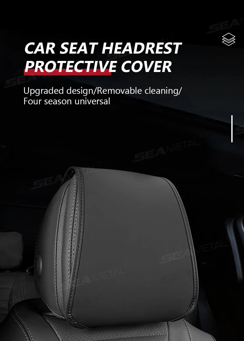 BLALION Premium Car Headrest Cover Premium Quality Replacement Accessory