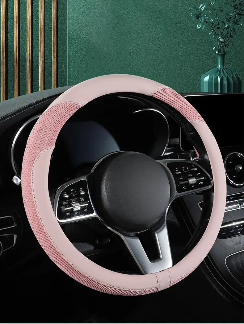 Car Steering Wheel Cover Premium Steering Wheel Cover Anti-Slip Comfort