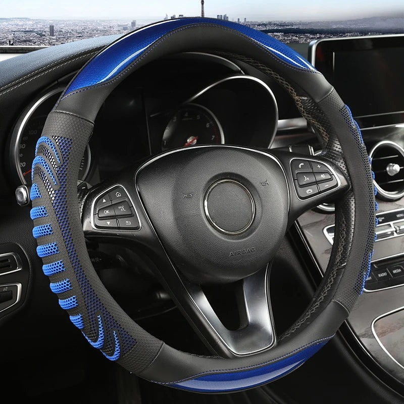 Three-dimensional Honeycomb Steering Wheel Cover Steering Wheel Cover Anti-Slip Comfort