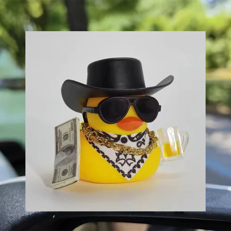 Rubber Duck Car Ornaments, Funny Car Dashboard Ornament Decoration
