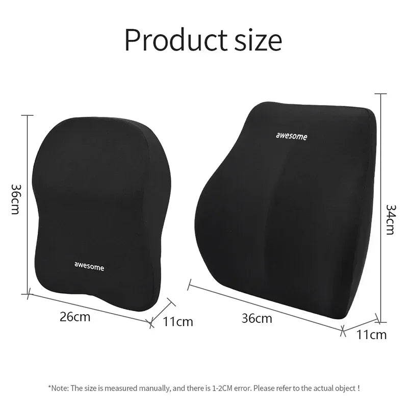 Car headrest neck pillow lumbar Premium Quality Replacement Accessory