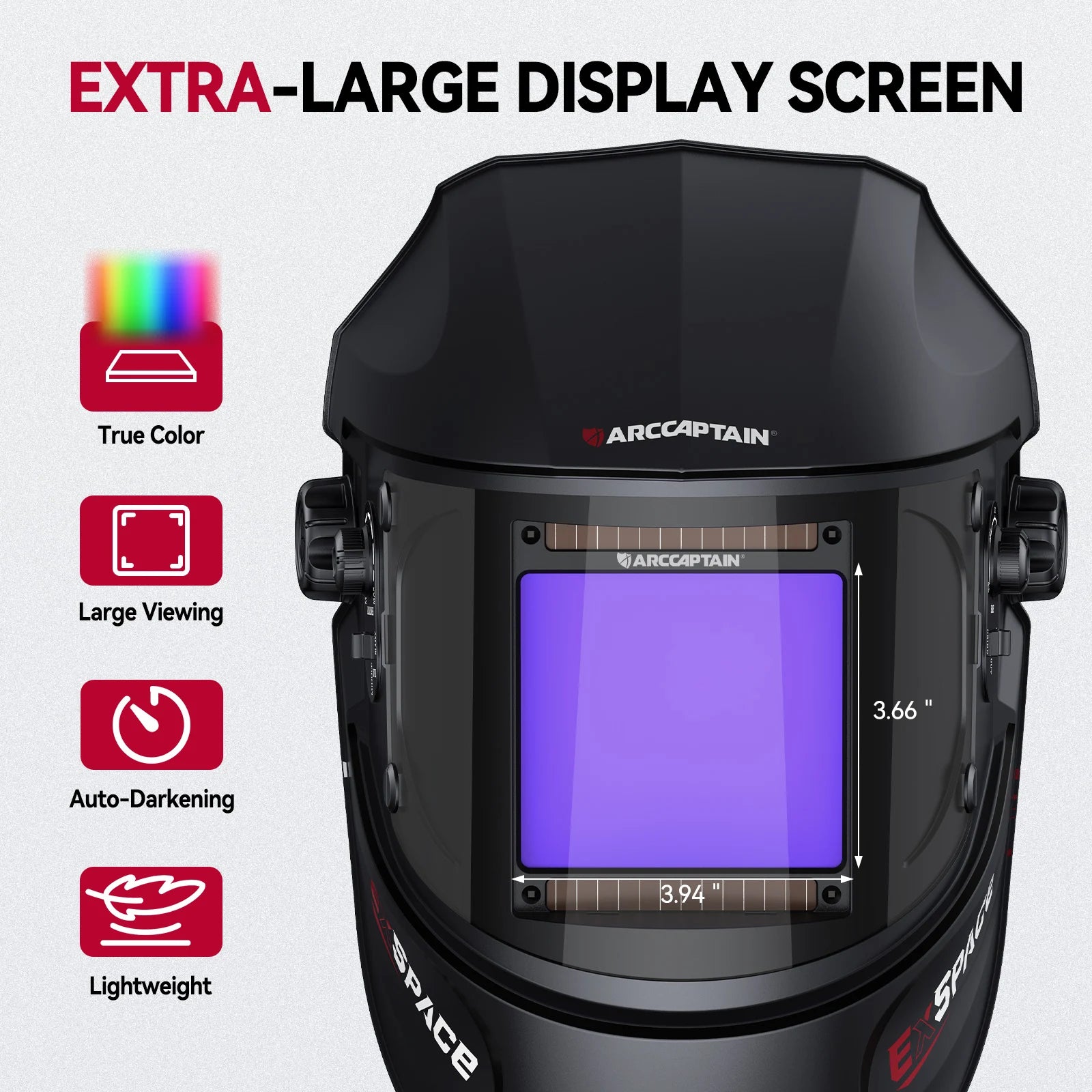 ARCCAPTAIN Auto Darkening Welding Helmet Premium Quality Replacement Accessory