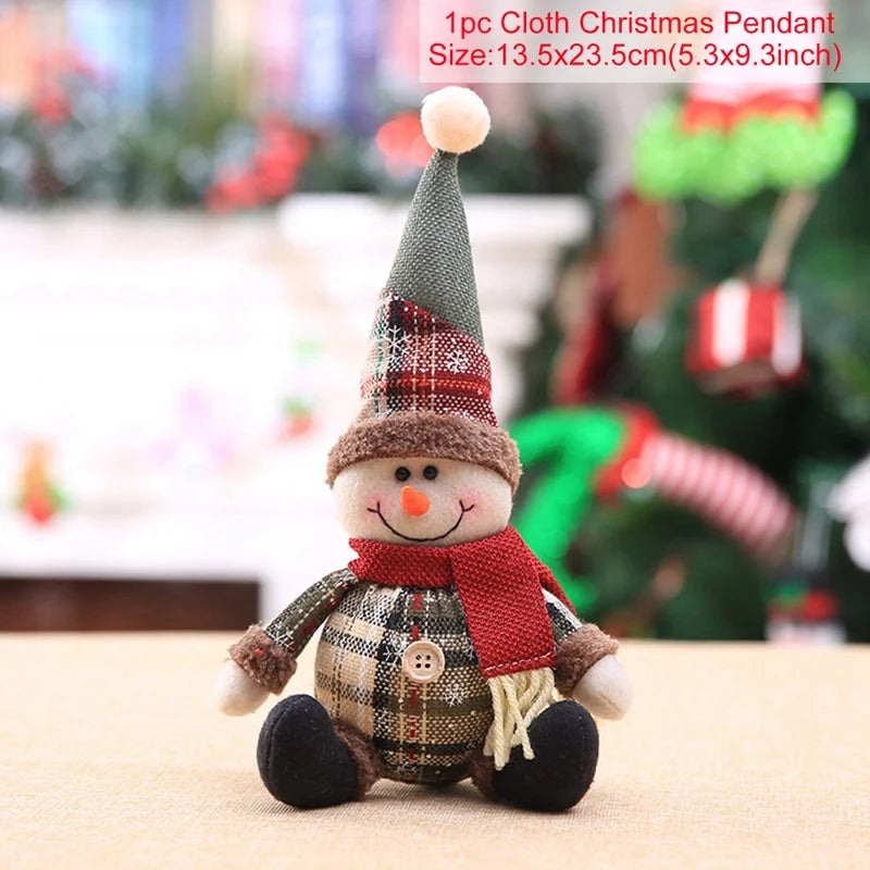 Christmas Doll Ornaments Merry Christmas Decorations For Home Table Decor Xmas Gift 2026 Navidad Natal New Year Decor 2026 Noel