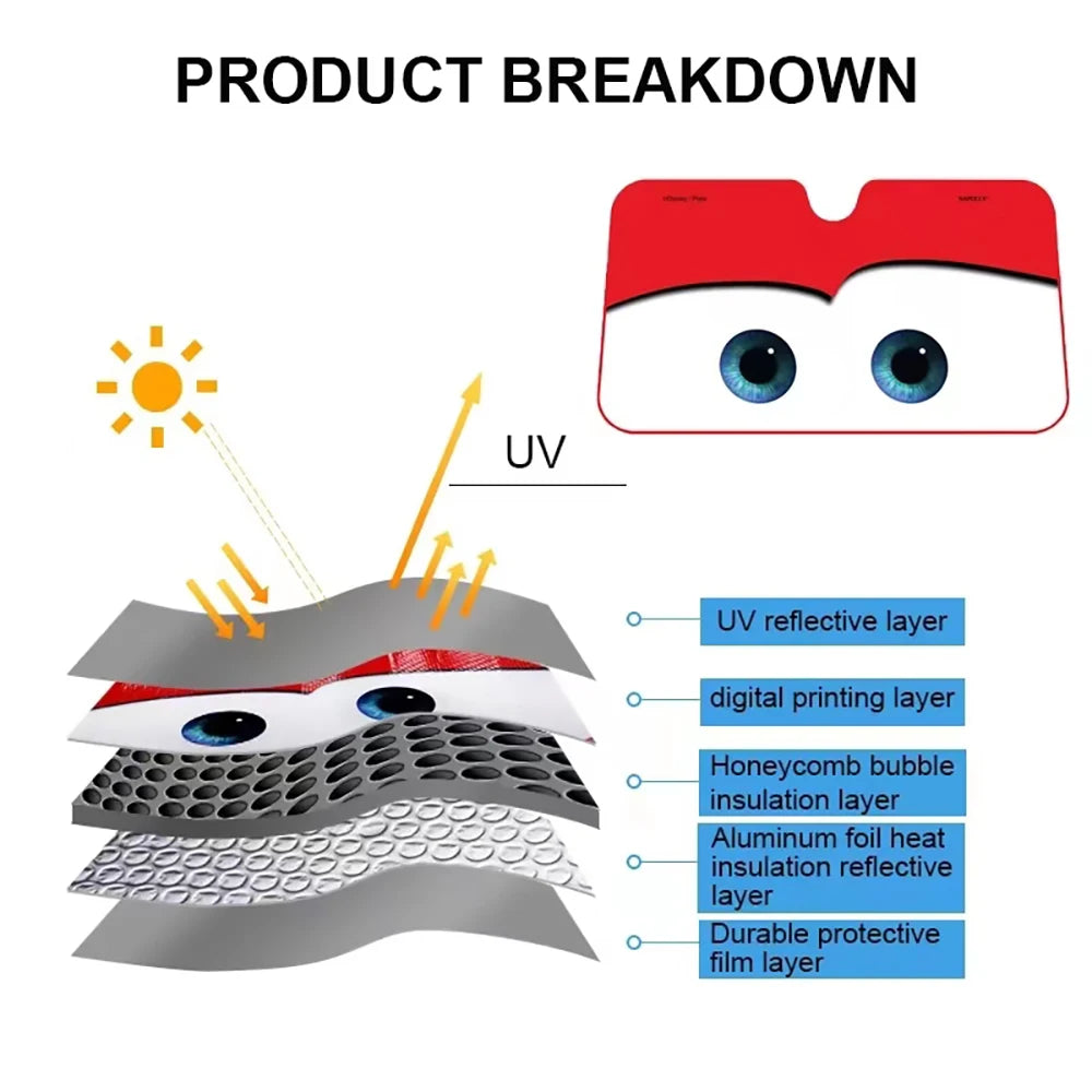 Car Solar Protection 4 Colors Car Sun Shade UV Protector