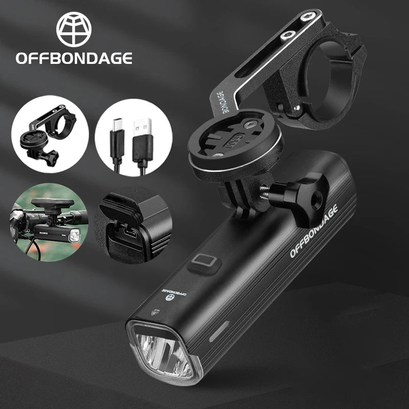 OFFBONDAGE Bike Front Light Rainproof Premium Quality Replacement Accessory