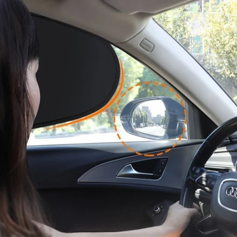 New Electrostatic Sun Visor Front Car Sun Shade UV Protector