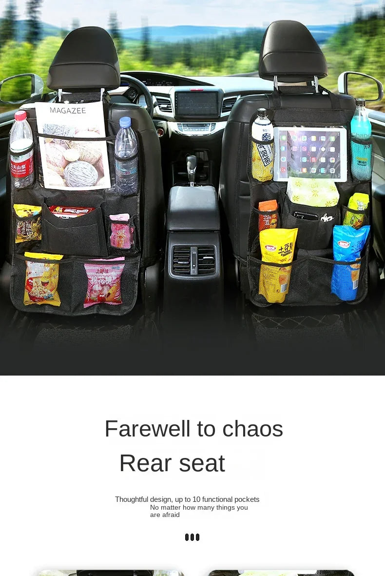 Car Backseat Organizer with Tablet Premium Quality Replacement Accessory
