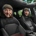 Headrest Covers Featuring a Humorous Premium Quality Replacement Accessory