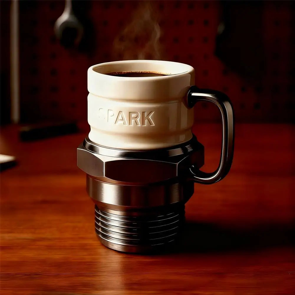 Novelty Spark Plug Mug Industrial Premium Quality Replacement Accessory