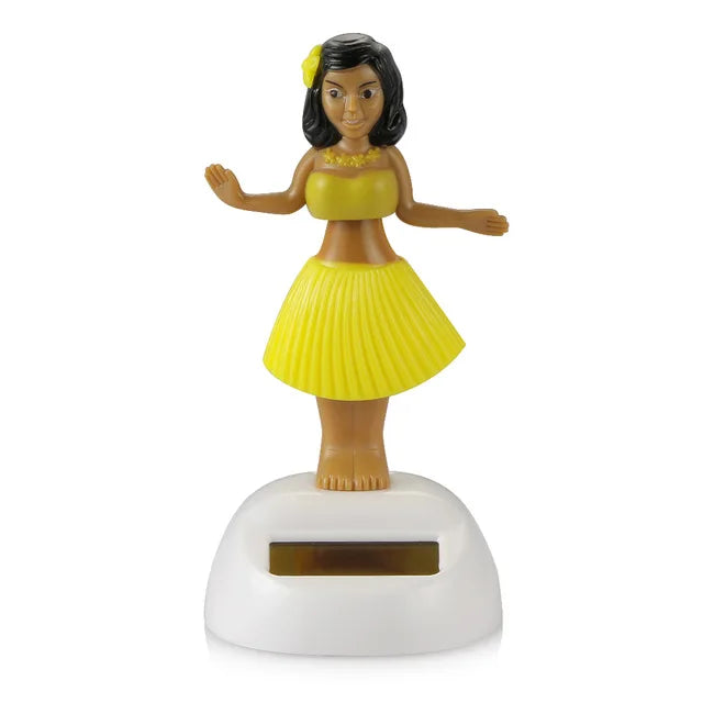 Car Ornament Solar Powered Dancing Car Dashboard Ornament Decoration