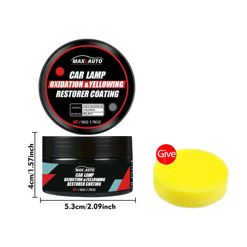 Car Headlight Restoration Polishing Kit Premium Quality Replacement Accessory