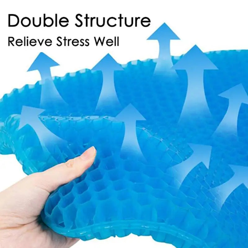 Motorcycle Gel Seat Cushion Breathable Premium Quality Replacement Accessory