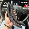 2 PCS Universal Round Car Steering Wheel Cover Anti-Slip Comfort