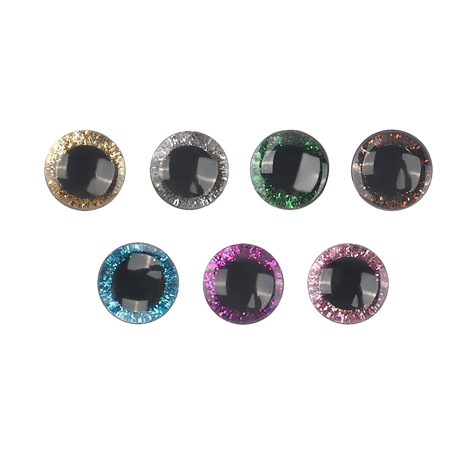 20Sets Plastic Multicolor Eye Sequins Doll Making Safety Eyes Craft Supply