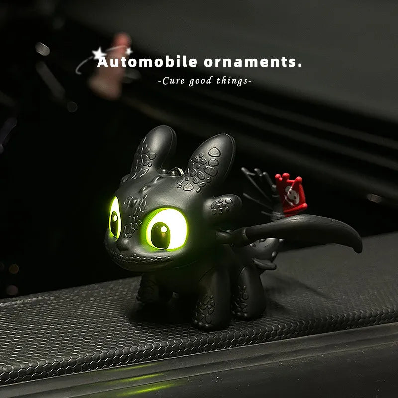 Genuine Cute Glowing Toothless Car Car Dashboard Ornament Decoration
