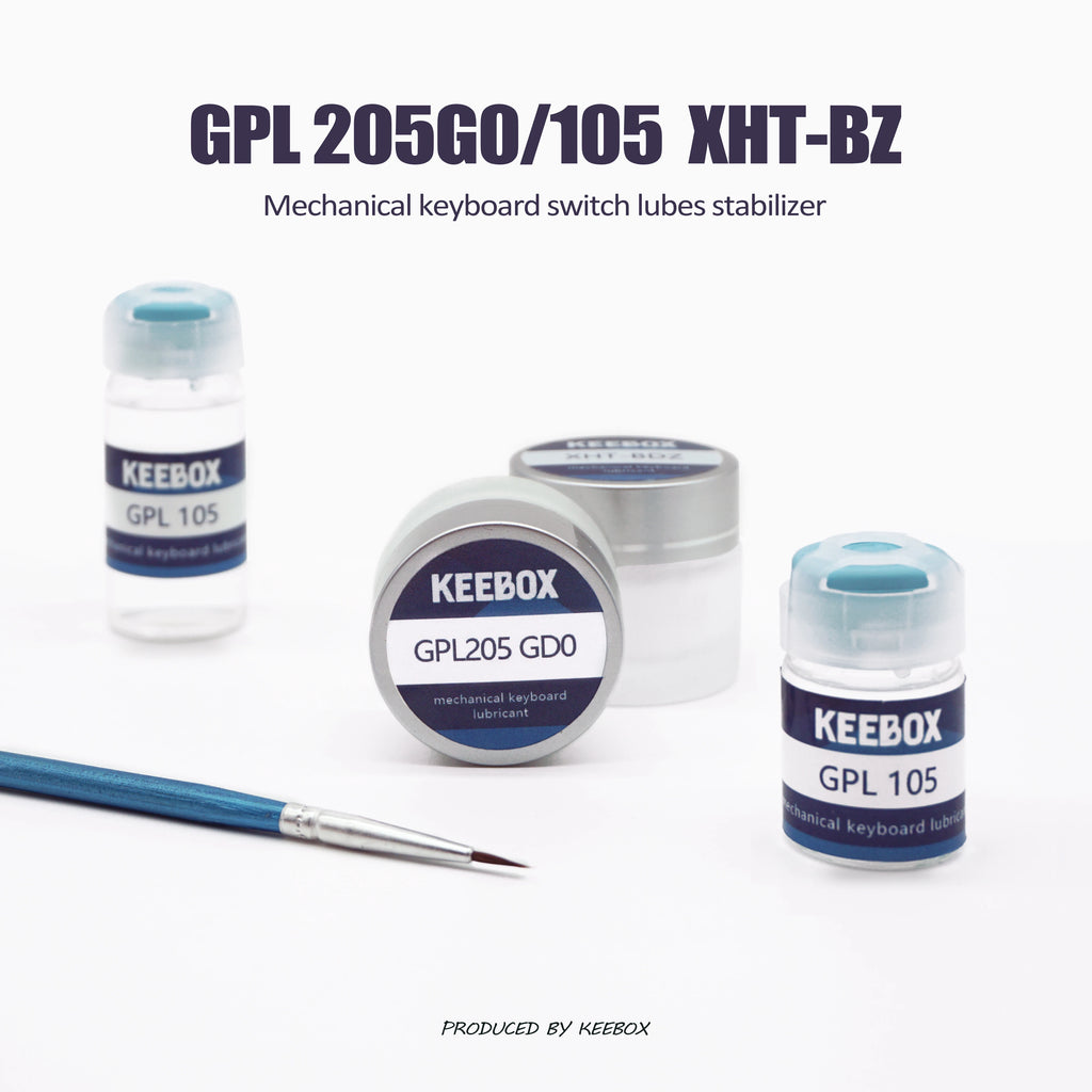 Keebox Krytox GPL205G0 GPL105 XHT-BDZ Mechanical Keyboard Switch Lube Customization Kit