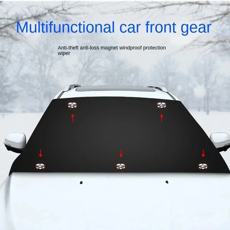 Car Magnetic Snow Shield Winter Car Sun Shade UV Protector