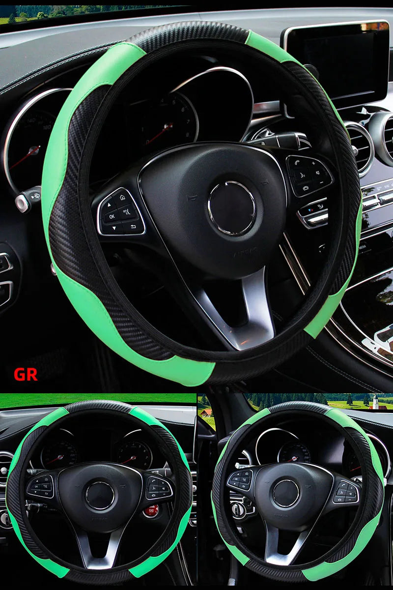 Car Steering Wheel Cover Breathable Steering Wheel Cover Anti-Slip Comfort