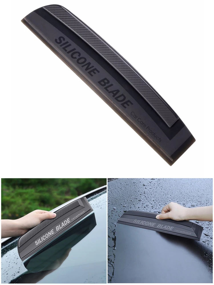 Non-Scratch Soft Silicone Handy Squeegee Premium Quality Replacement Accessory