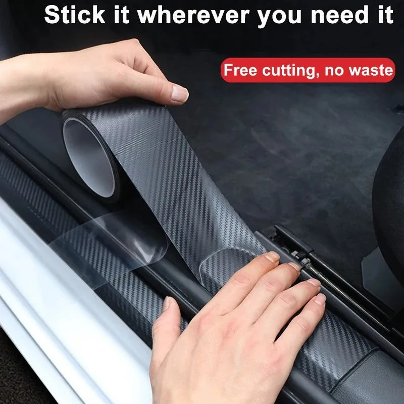 Nano Carbon Fiber Car Sticker Premium Quality Replacement Accessory