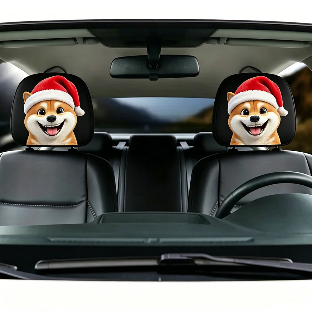 Car Headrest Funny Cover Accessories Car Dashboard Ornament Decoration