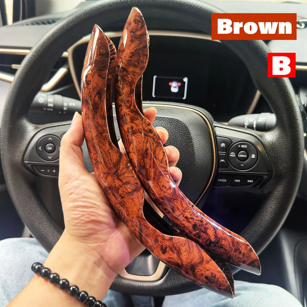 2 PCS Universal Round Car Steering Wheel Cover Anti-Slip Comfort
