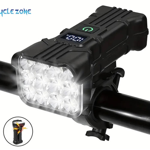 12 LED Bicycle Front Light Premium Quality Replacement Accessory