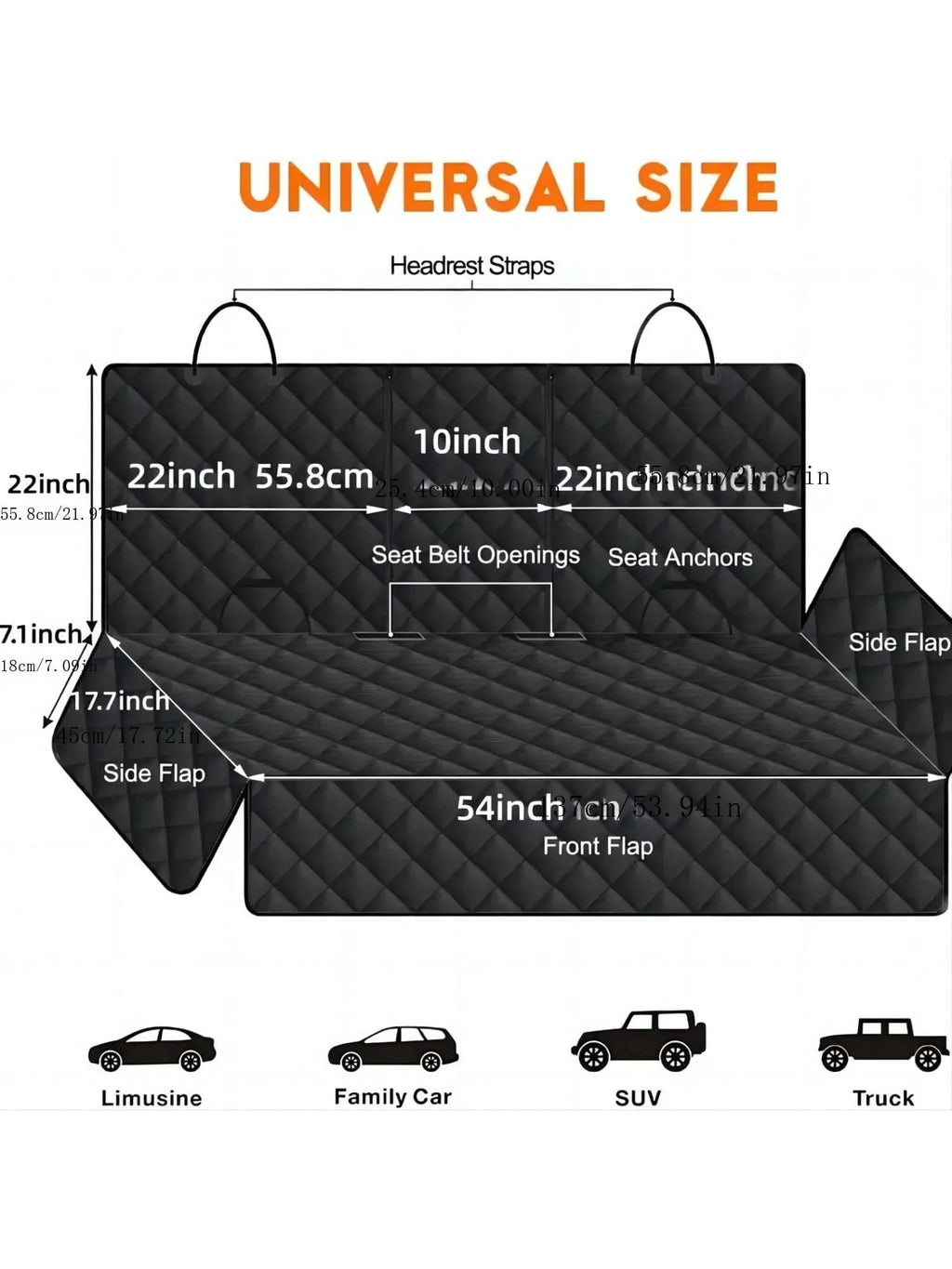 Dog Car Seat Cover 56 Premium Quality Replacement Accessory