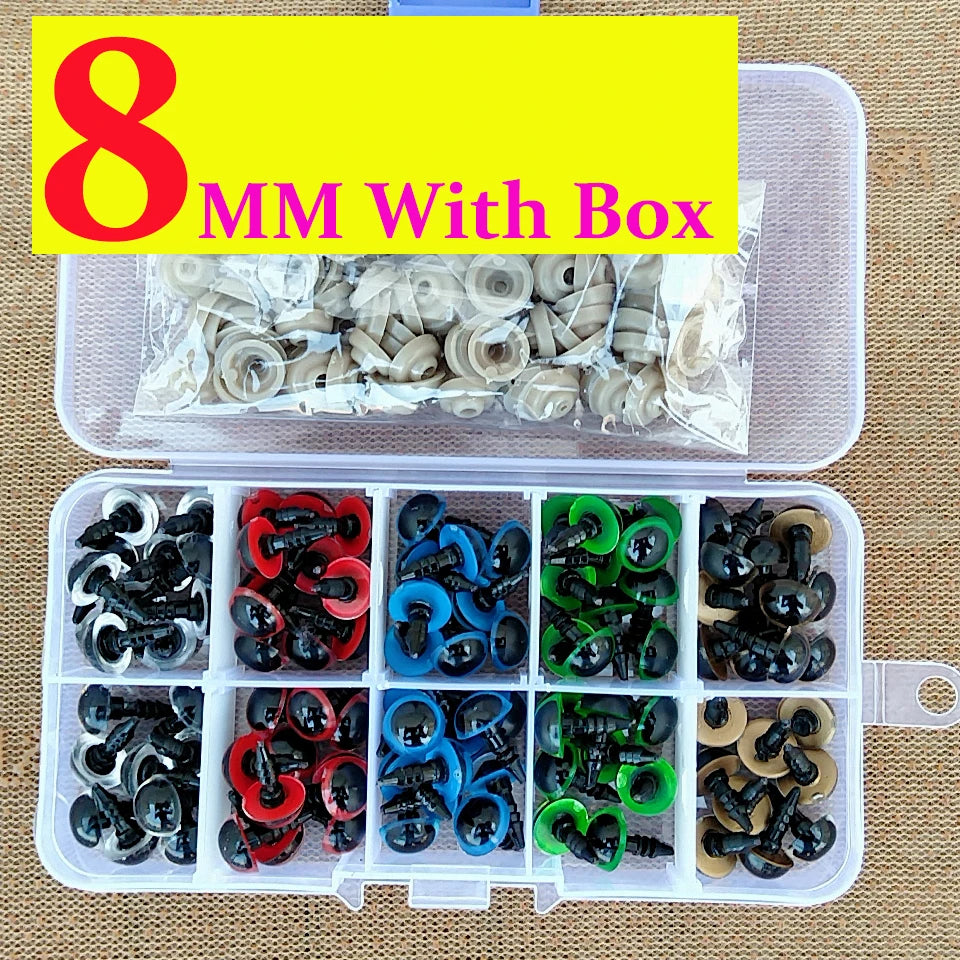 5 Colors Plastic Doll Safety Doll Making Safety Eyes Craft Supply