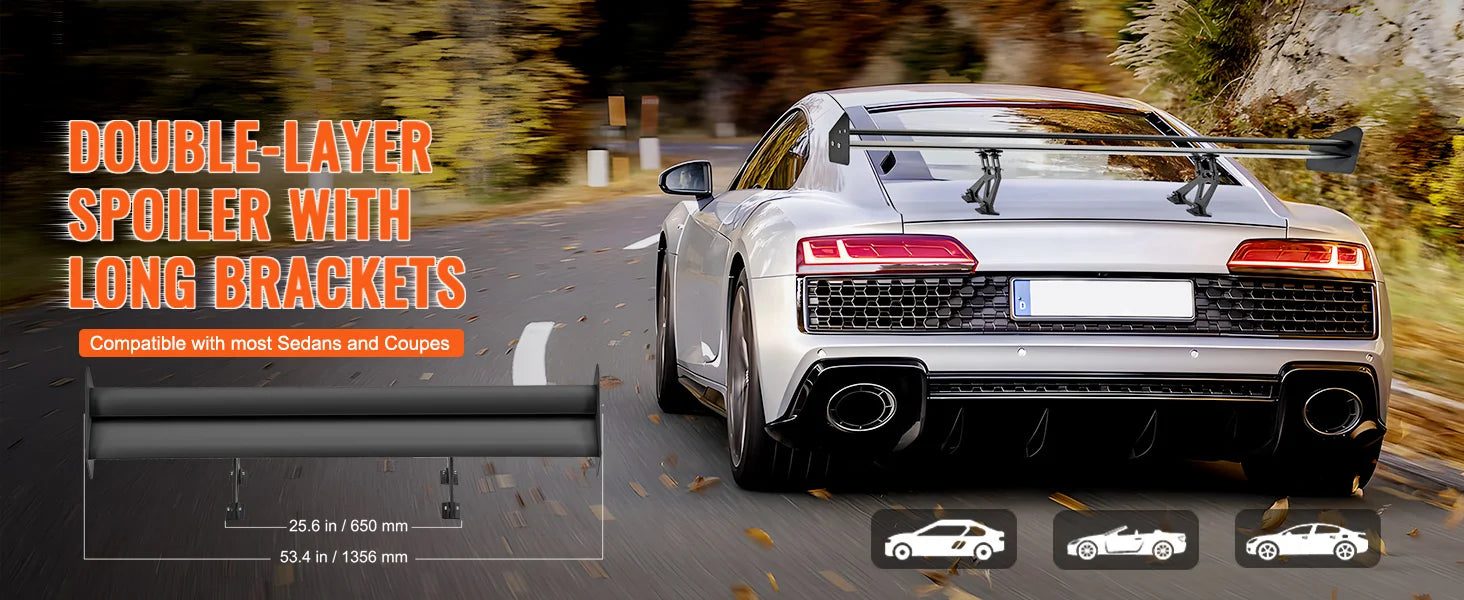SucceBuy GT Wing Car Spoiler Premium Quality Replacement Accessory