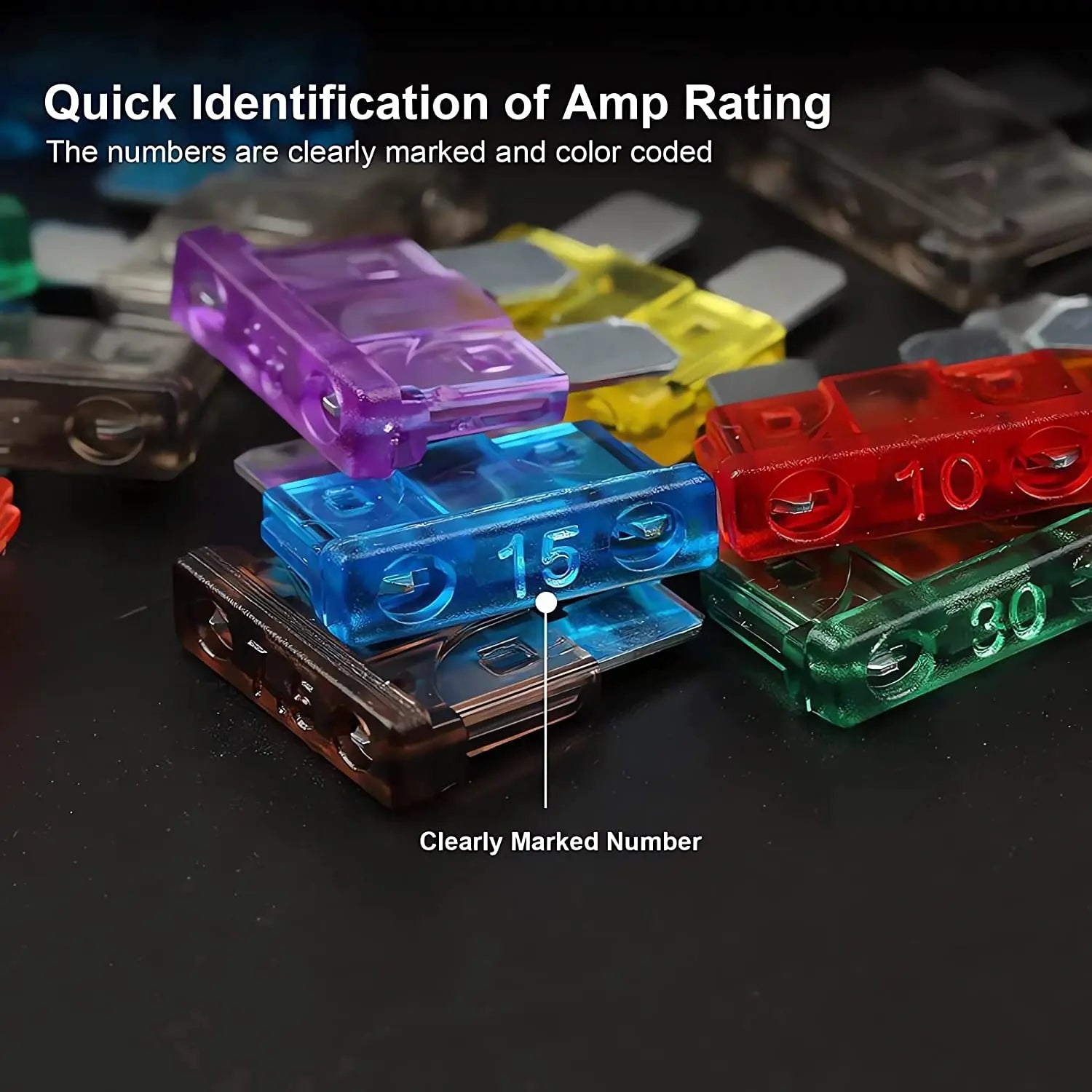 Standard Car Fuses RH100 2A Premium Quality Replacement Accessory
