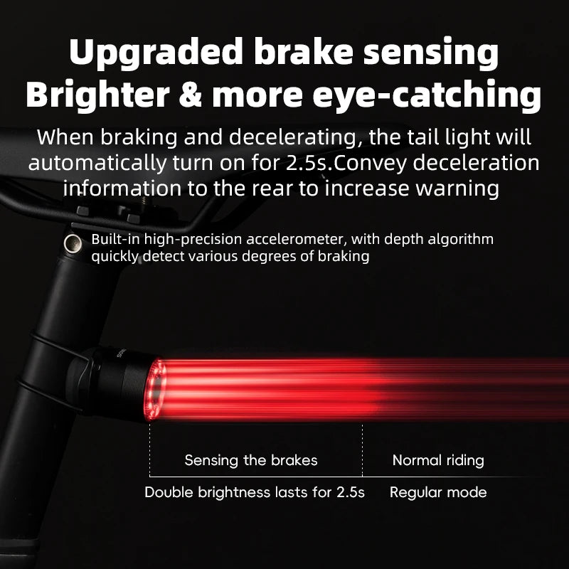 ROCKBROS Bicycle Tail Light Smart Premium Quality Replacement Accessory