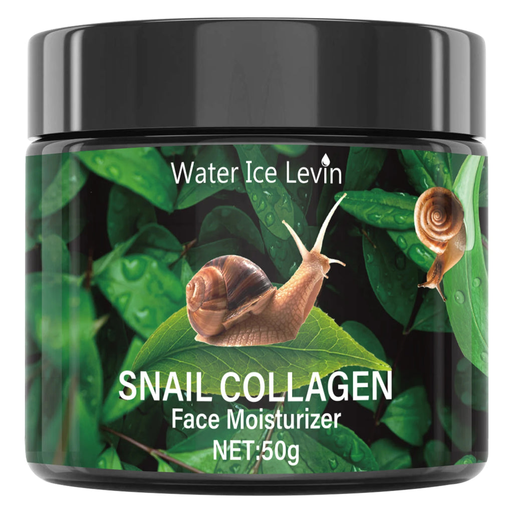 Snail Hydration Cream 50g - Plant Collagen & Vitamin E, Lightweight Glow  Non-Sticky All Day