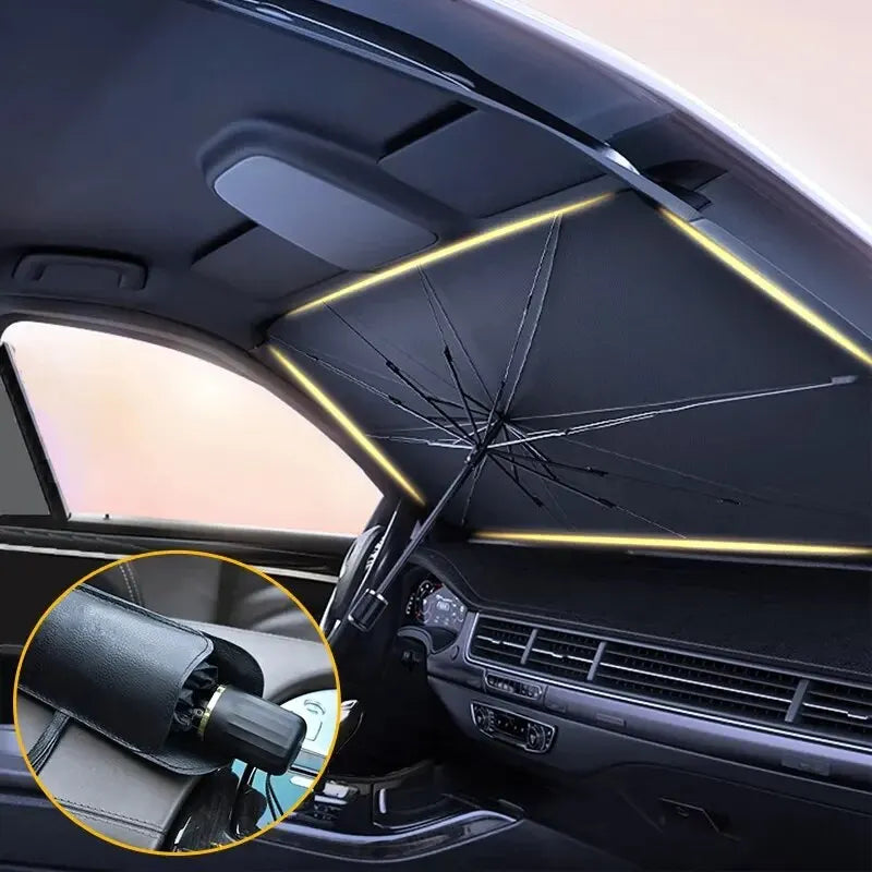 Car Sunshade Umbrella Windshield Folding Car Sun Shade UV Protector