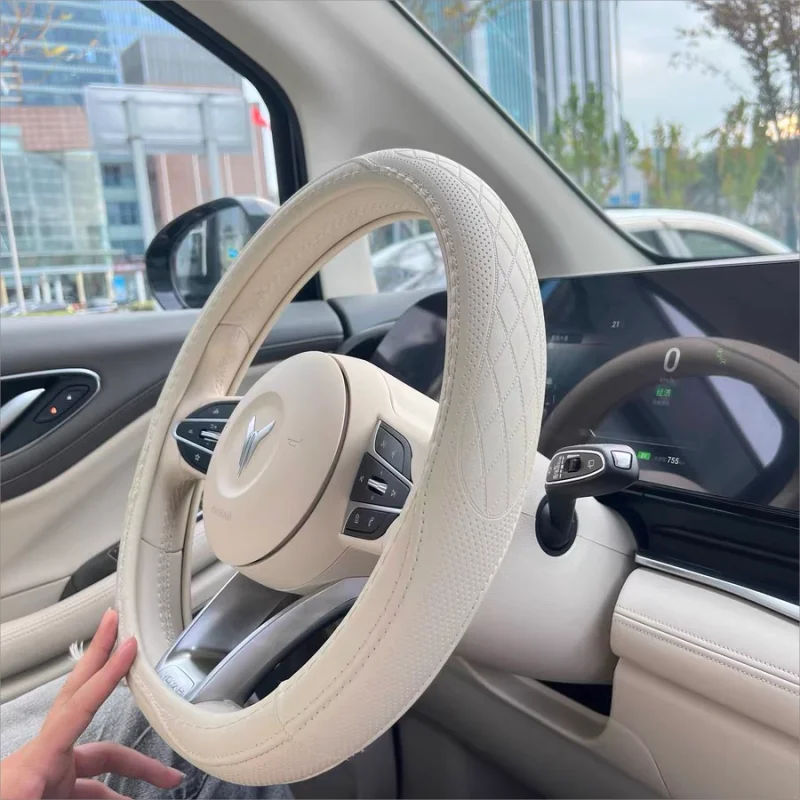 Steering Wheel Cover, Non-slip Napa Steering Wheel Cover Anti-Slip Comfort