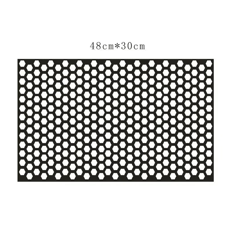 Car Honeycomb Stickers Stylish Tail Premium Quality Replacement Accessory