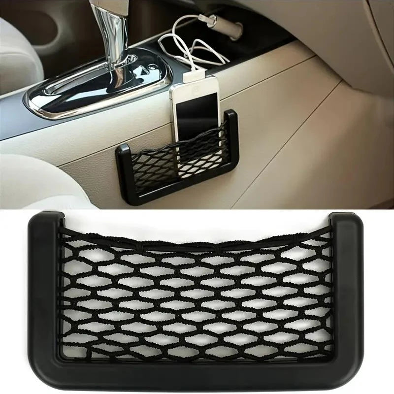Car Storage Bag Nets Adhesive Premium Quality Replacement Accessory