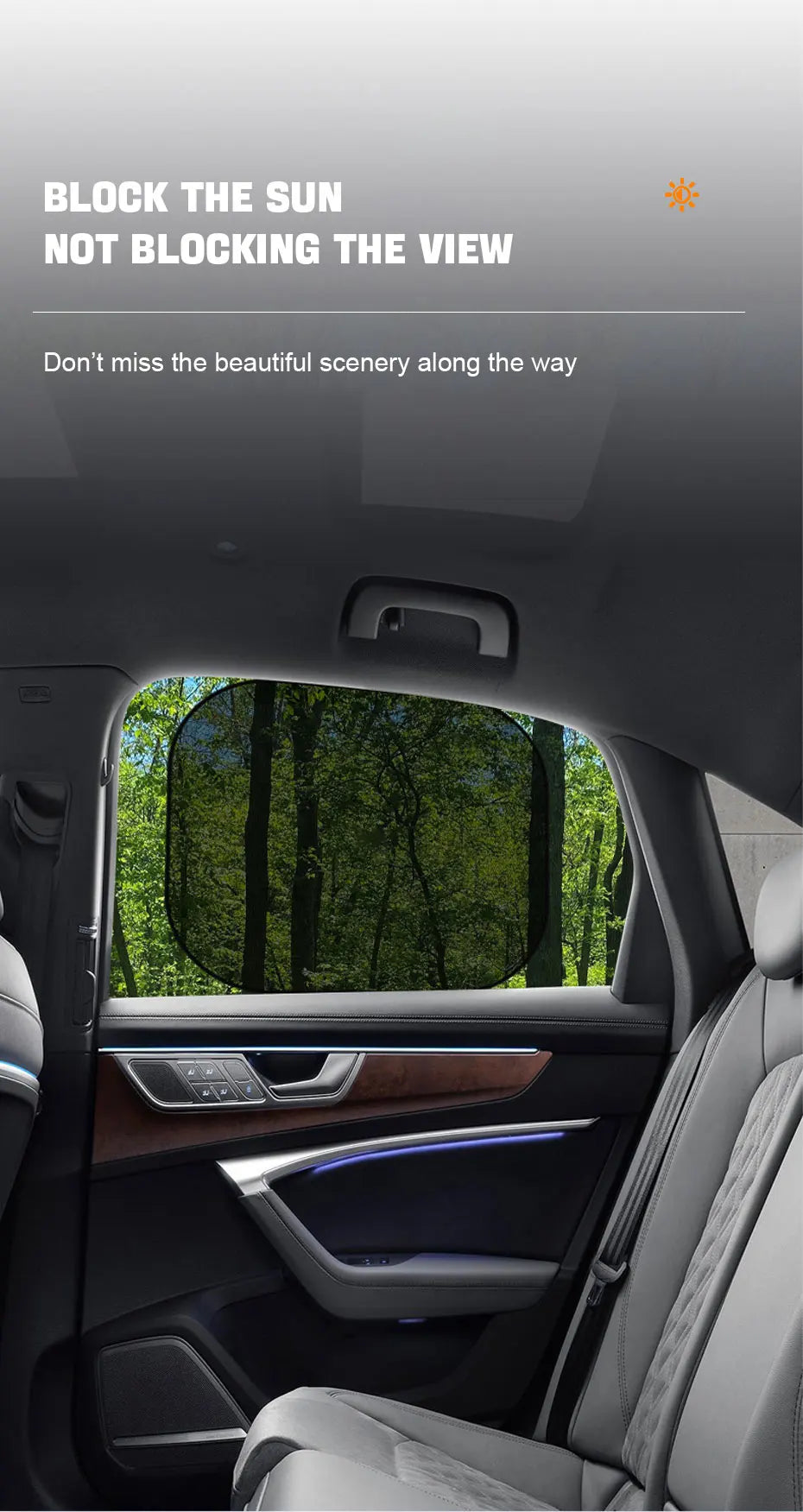Car Sun Shade Side Window Car Sun Shade UV Protector