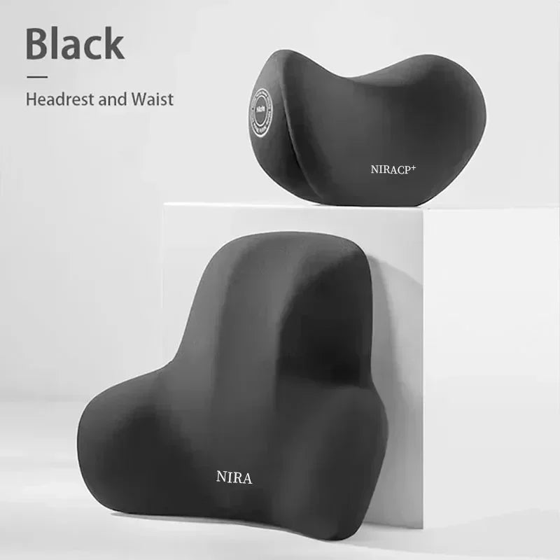 Ergonomic Car Headrest and Lumbar Premium Quality Replacement Accessory