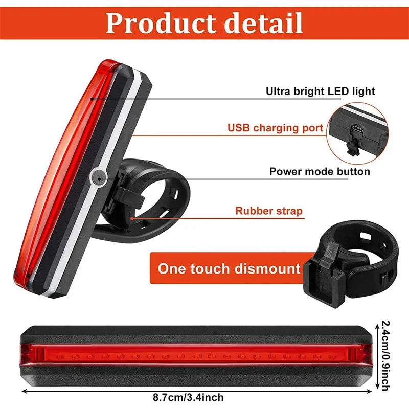 BUCKLOS Bike Light COB Front Premium Quality Replacement Accessory
