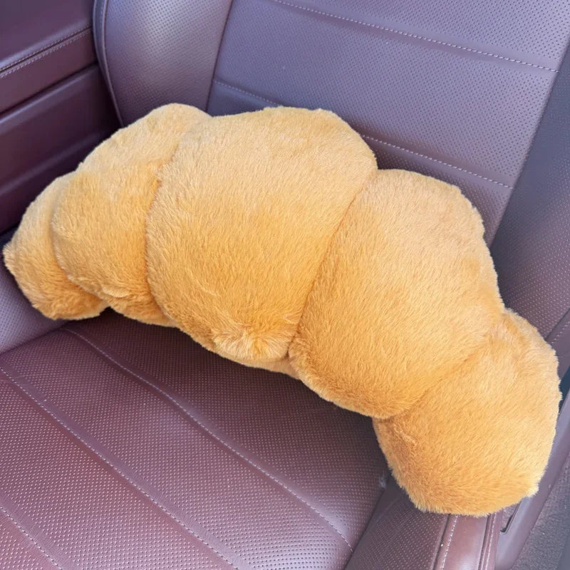 Cute Croissant Car Headrest Neck Premium Quality Replacement Accessory