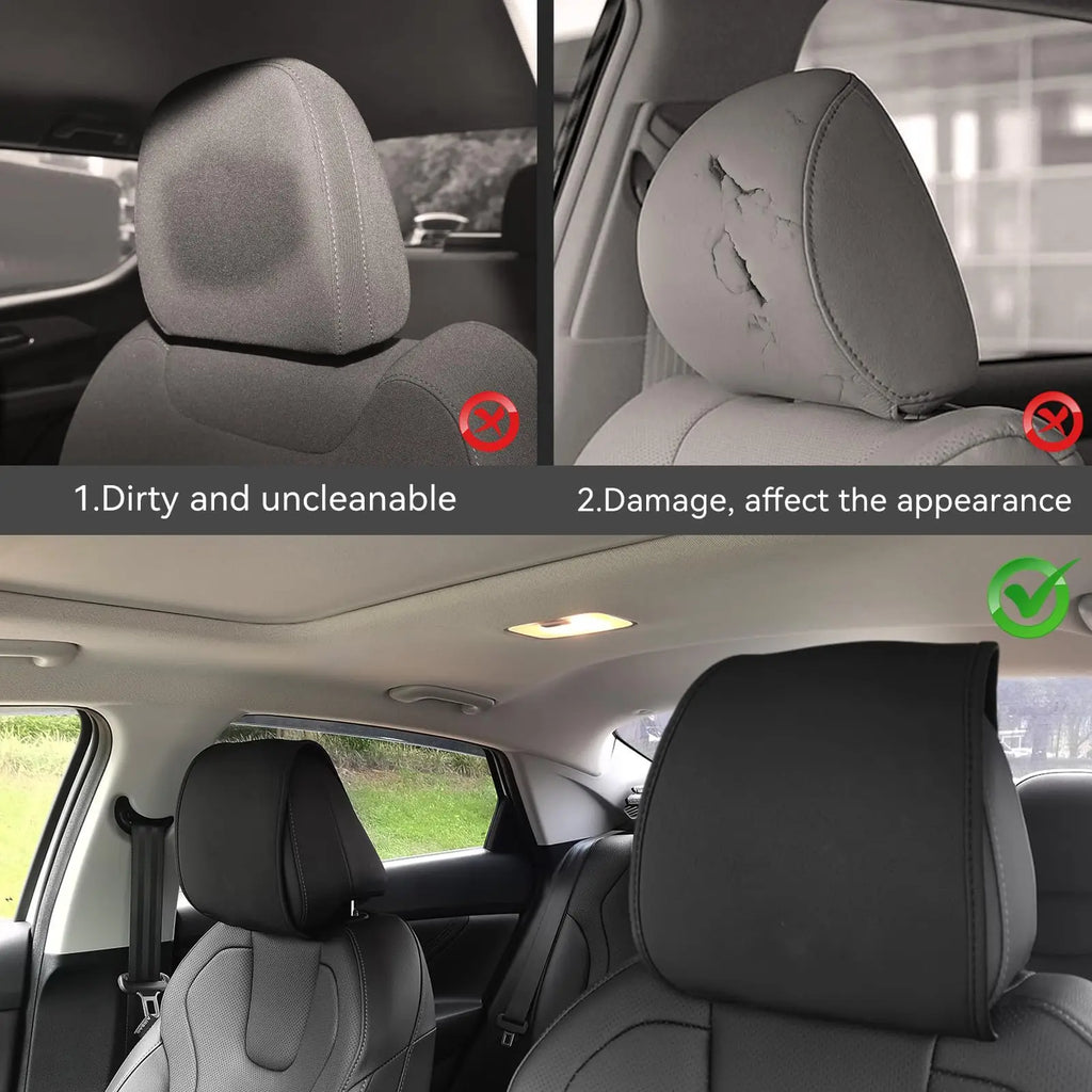 Car Headrest Covers for Seat Premium Quality Replacement Accessory