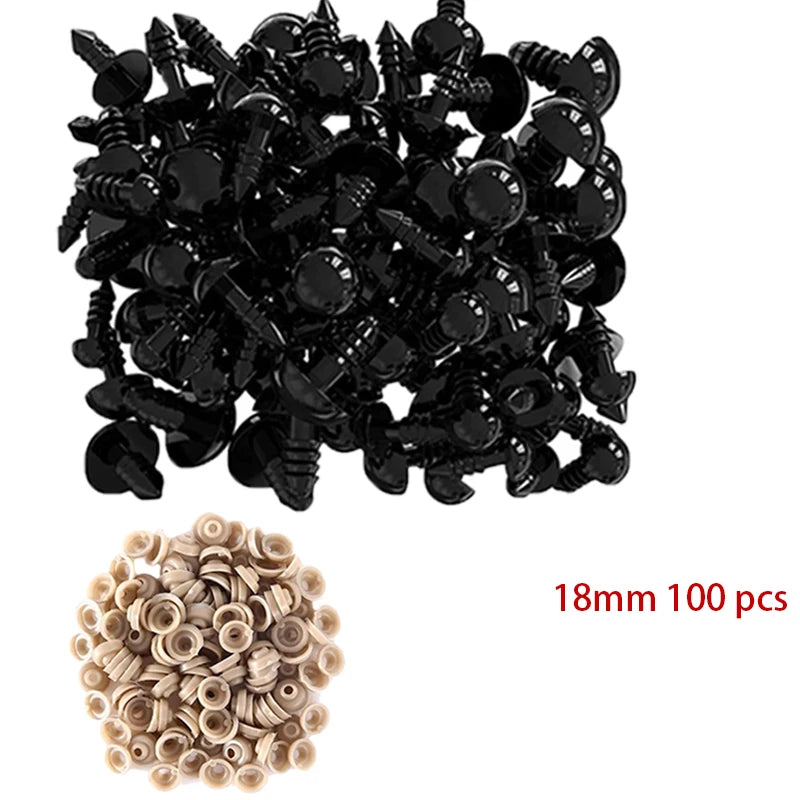 5/6//7/8/9/10/12/14/18/20mm Plastic Safety Eyes For Premium Quality Replacement Accessory