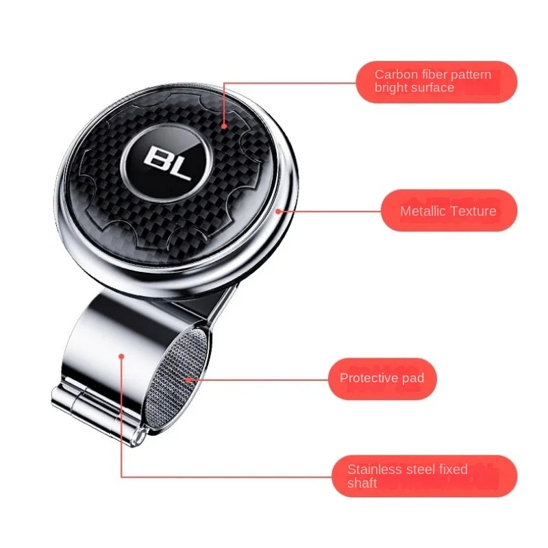 Car Steering Wheel Booster Ball Steering Wheel Cover Anti-Slip Comfort
