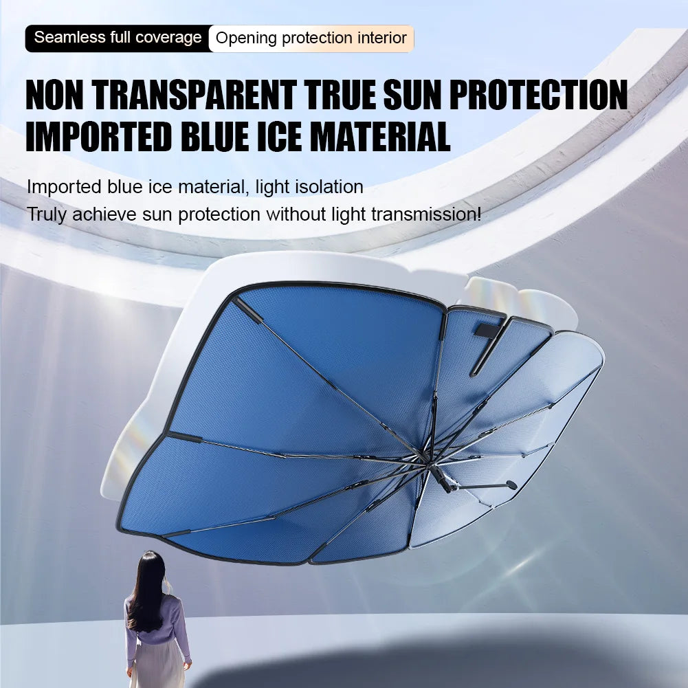 Car Sunshade Windshield Umbrella with Car Sun Shade UV Protector