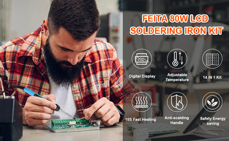 Soldering Iron Kit for Electronics Premium Quality Replacement Accessory